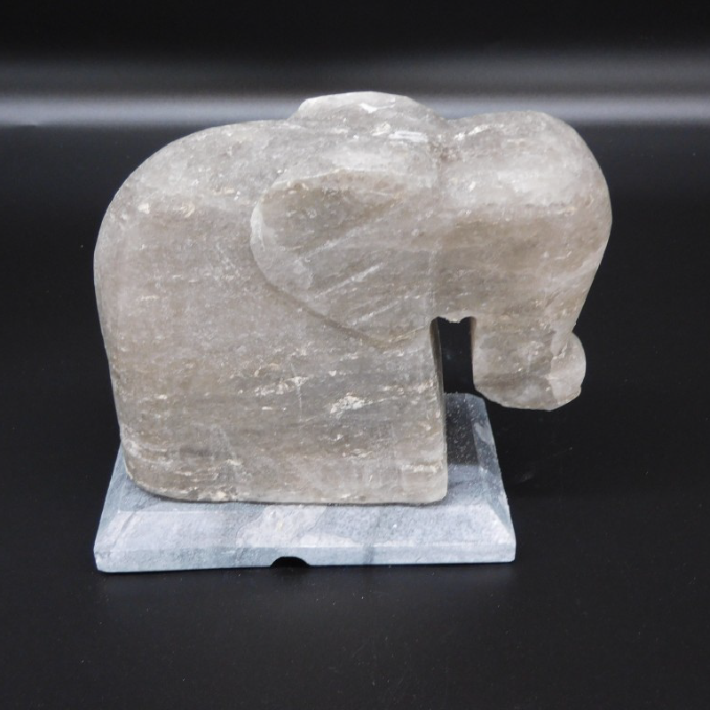 Elephant Grey Salt Lamp