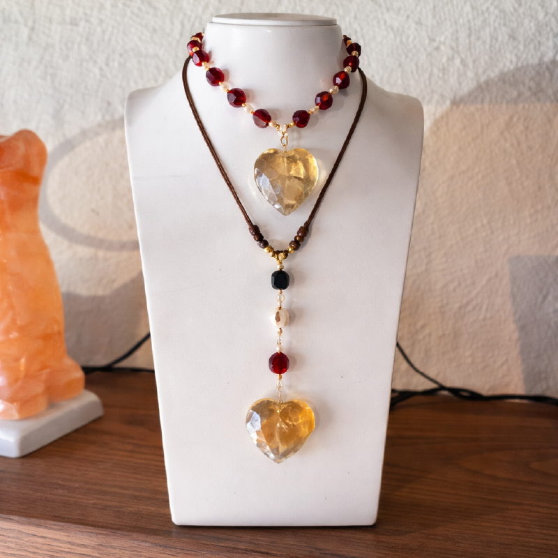 Handmade Crystal Necklace 